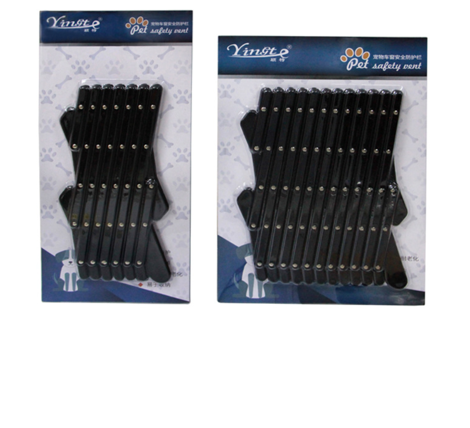 Car Window Pet Safety Fence — Expandable Vent Guard for Dogs