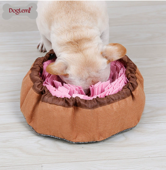 Dog Snuffle Mat with Anti-Choke Bowl — 2-in-1 Slow Feeding Set