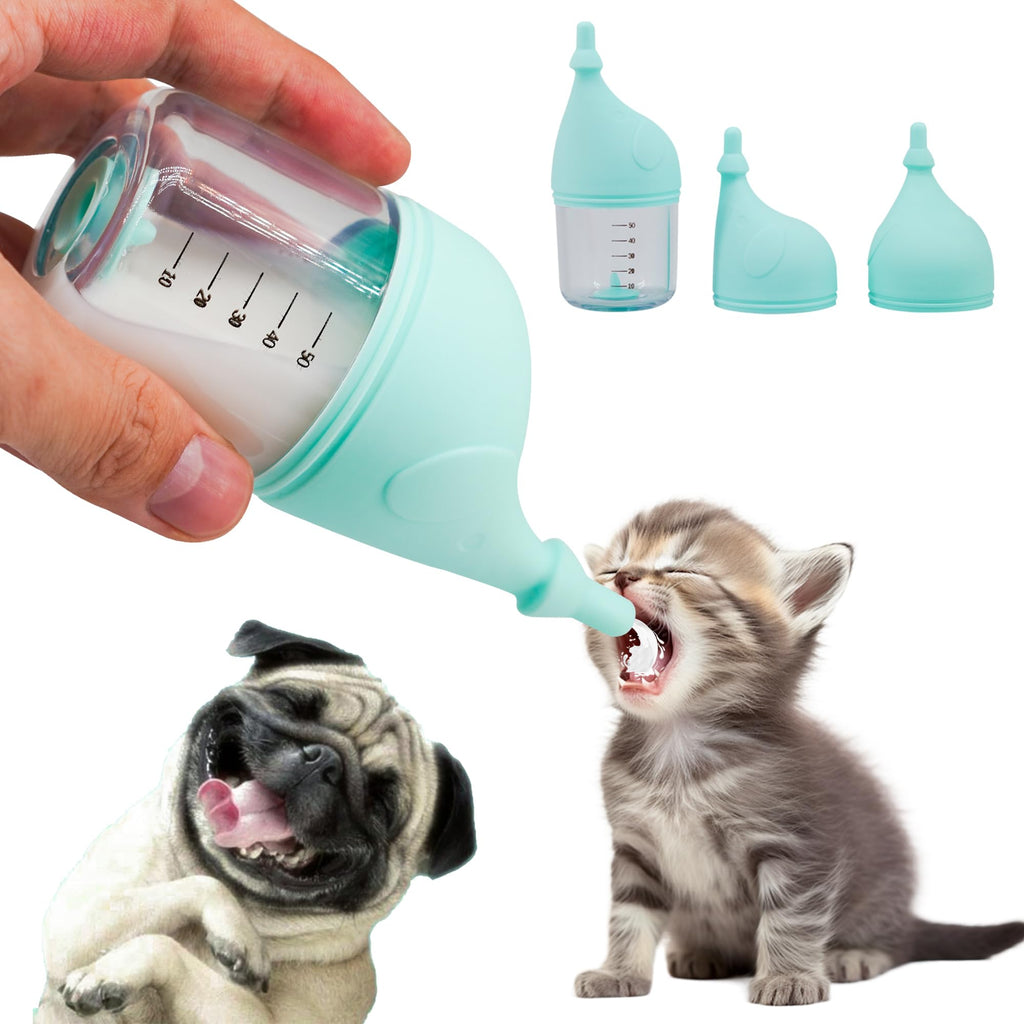 Puppy & Kitten Nursing Bottle — 50 ml Hand-Feeding Bottle