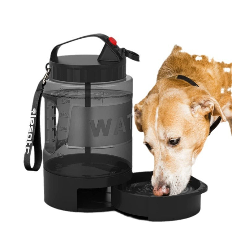 2.2 L Dog Water Bottle — Large-Capacity Travel Hydration Jug