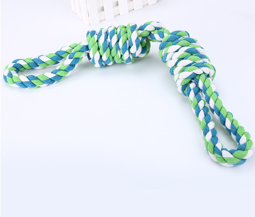 Dog Tug Rope Toy with Dual Handles — Heavy-Duty Tug of War Rope