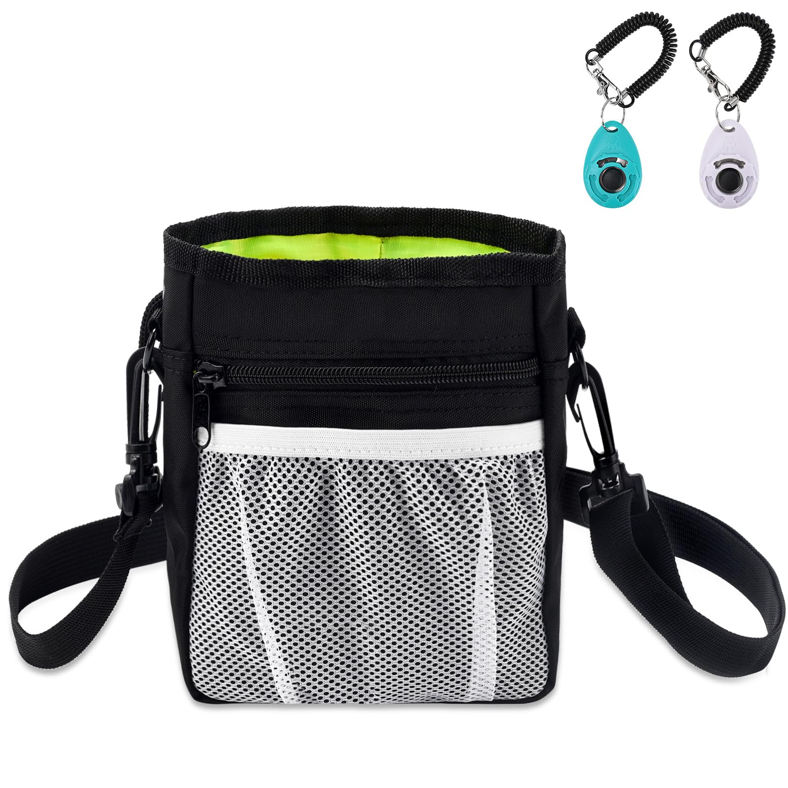 Dog Clicker Training Kit — Treat Pouch with 2 Clickers