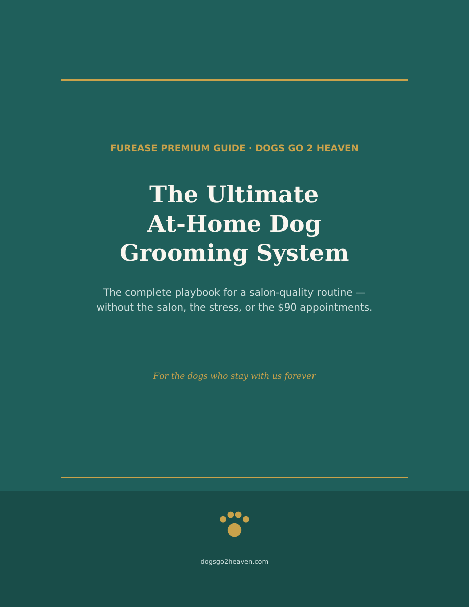 The Ultimate At-Home Dog Grooming System digital guide cover