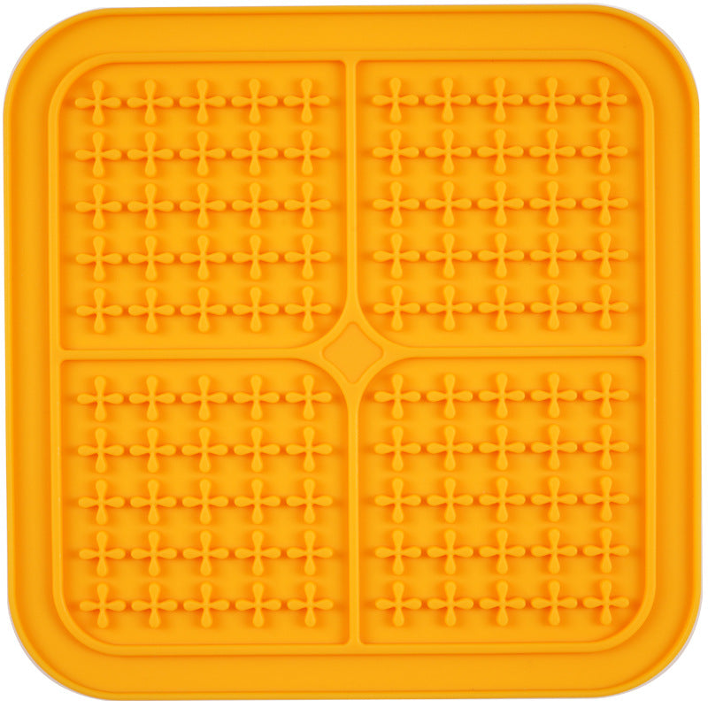 Silicone Slow Feeding Lick Mat — Non-Slip Calming Pad for Pets