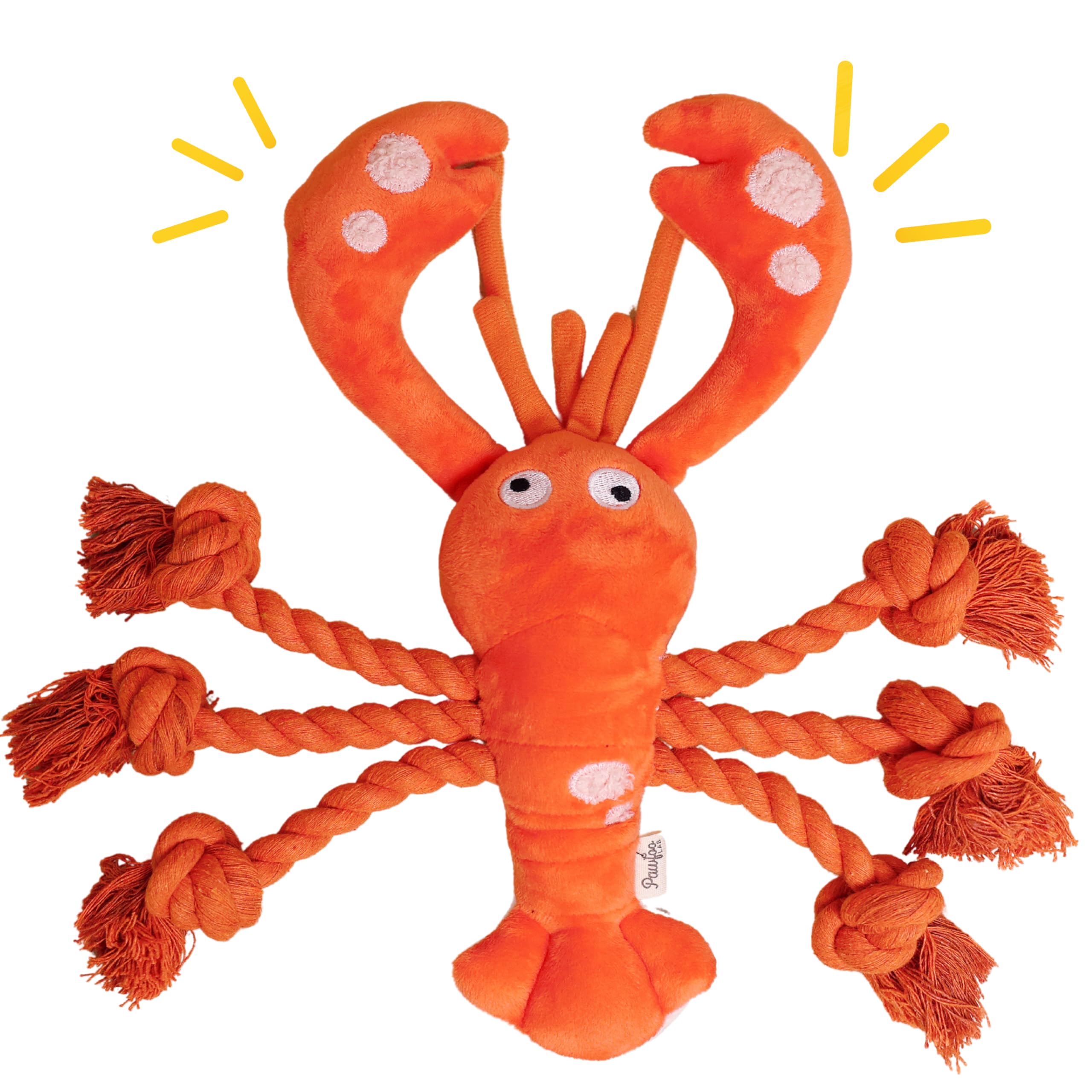 Lobster Squeaky Plush Dog Toy — Large