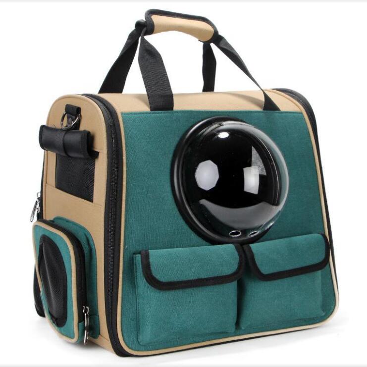 Space Capsule Pet Backpack — Bubble Window Carrier for Cats & Small Dogs