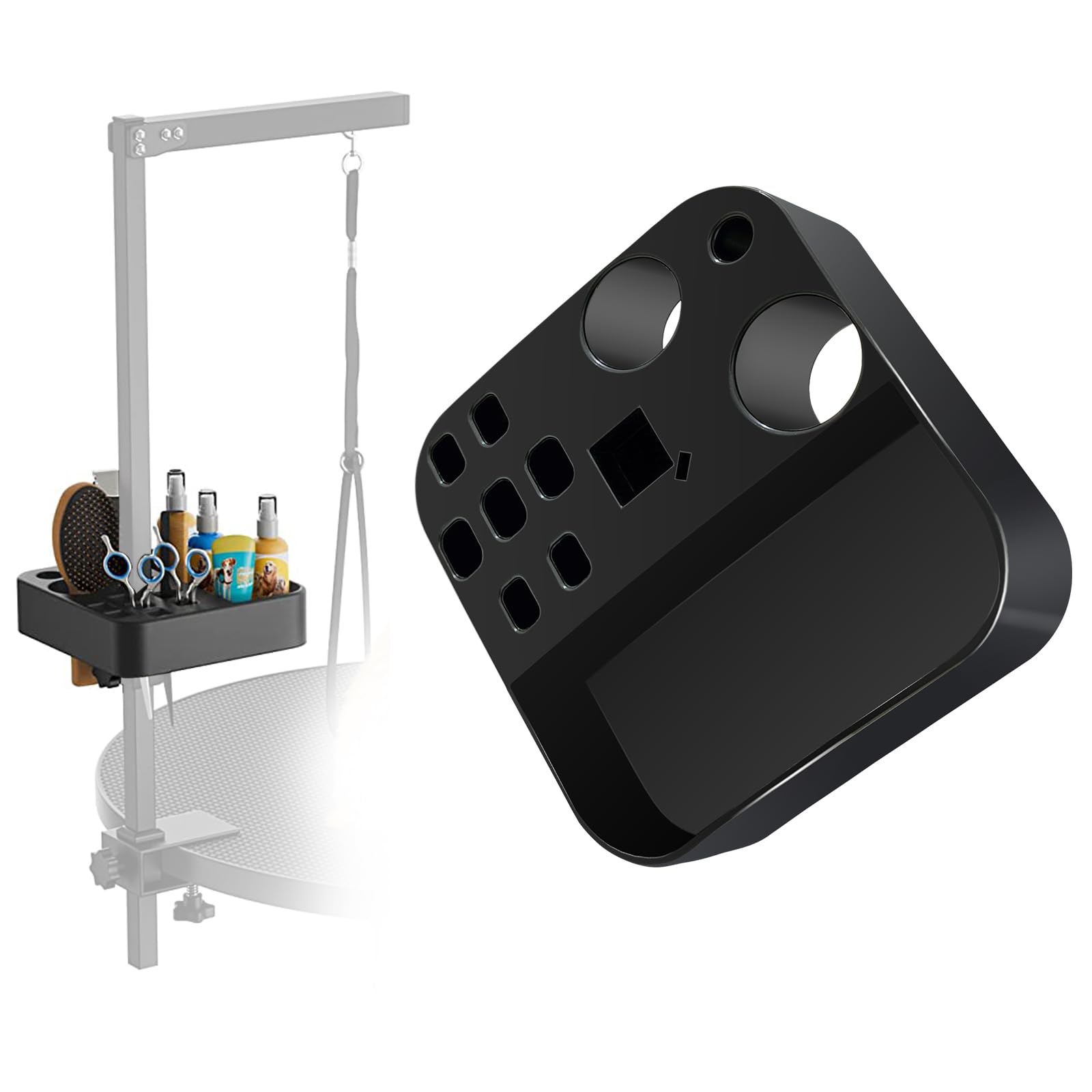 Portable Grooming Tool Holder for Grooming Arms