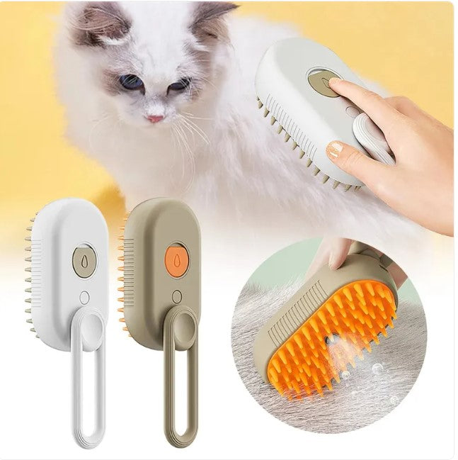 Pet Steam Grooming Brush