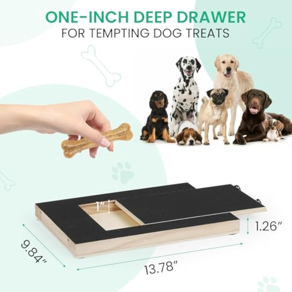 Nail Grinder Scratch Board — Self-Serve Nail File with Treat Box