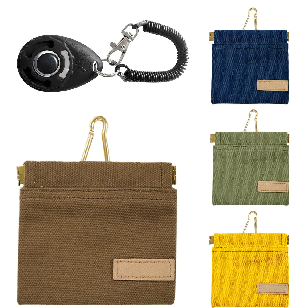 Dog Treat Pouch with Training Clicker