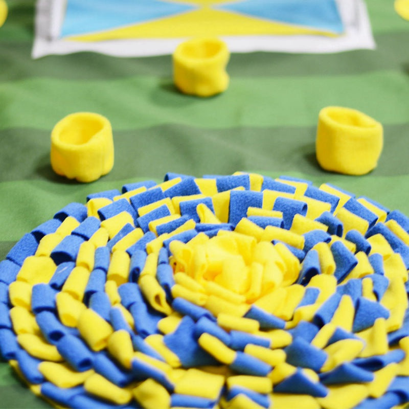 Snuffle Mat — Soccer-Theme Scent Work & Foraging Mat