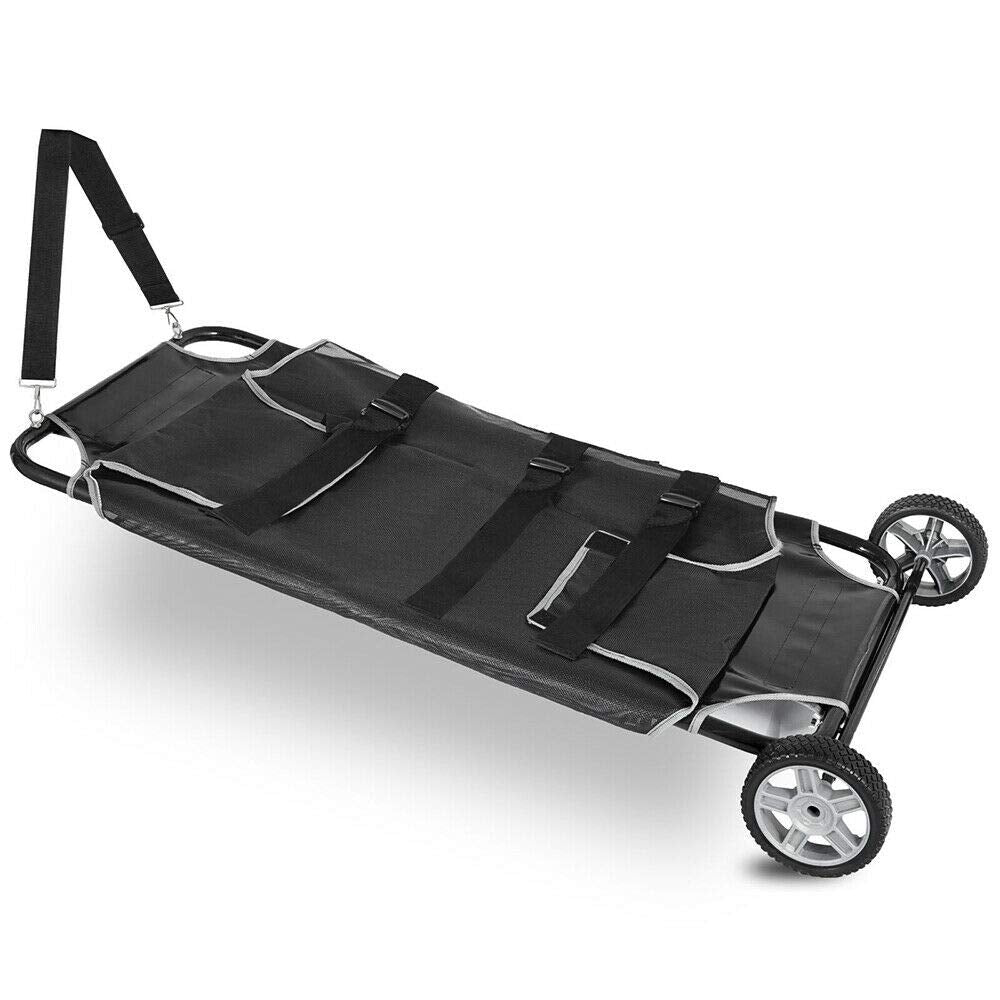 Dog Rescue Stretcher Trolley — Wheeled, 110 lb