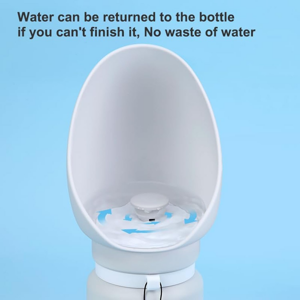 Portable Dog Water Bottle — Leak-Proof Travel Bottle & Bowl