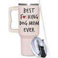 Dog Mom 40 oz Tumbler with Handle