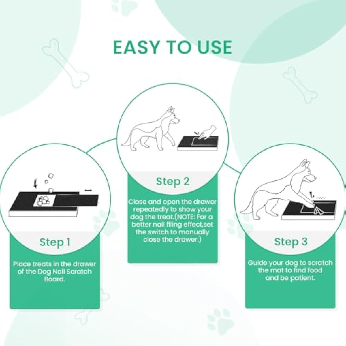 Nail Grinder Scratch Board — Self-Serve Nail File with Treat Box