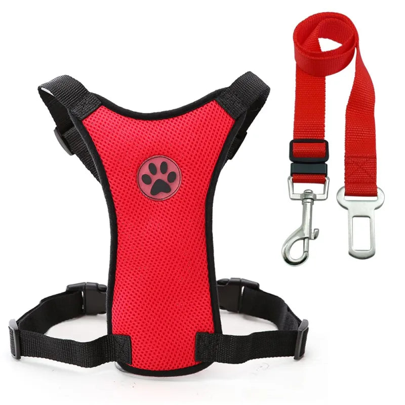 Breathable Mesh Dog Car Safety Harness