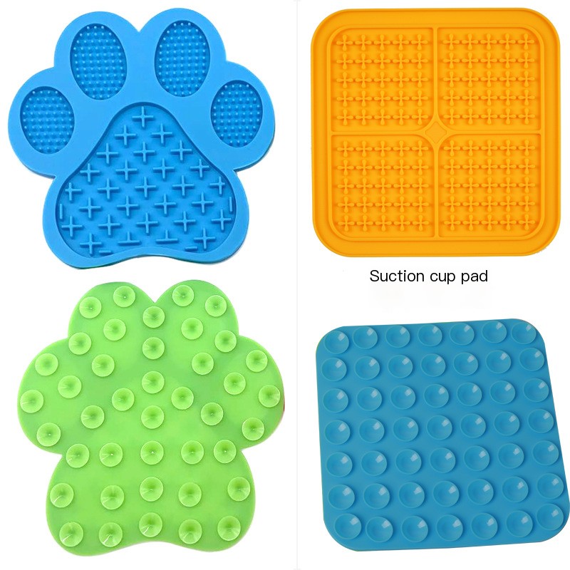 Silicone Slow Feeding Lick Mat — Non-Slip Calming Pad for Pets