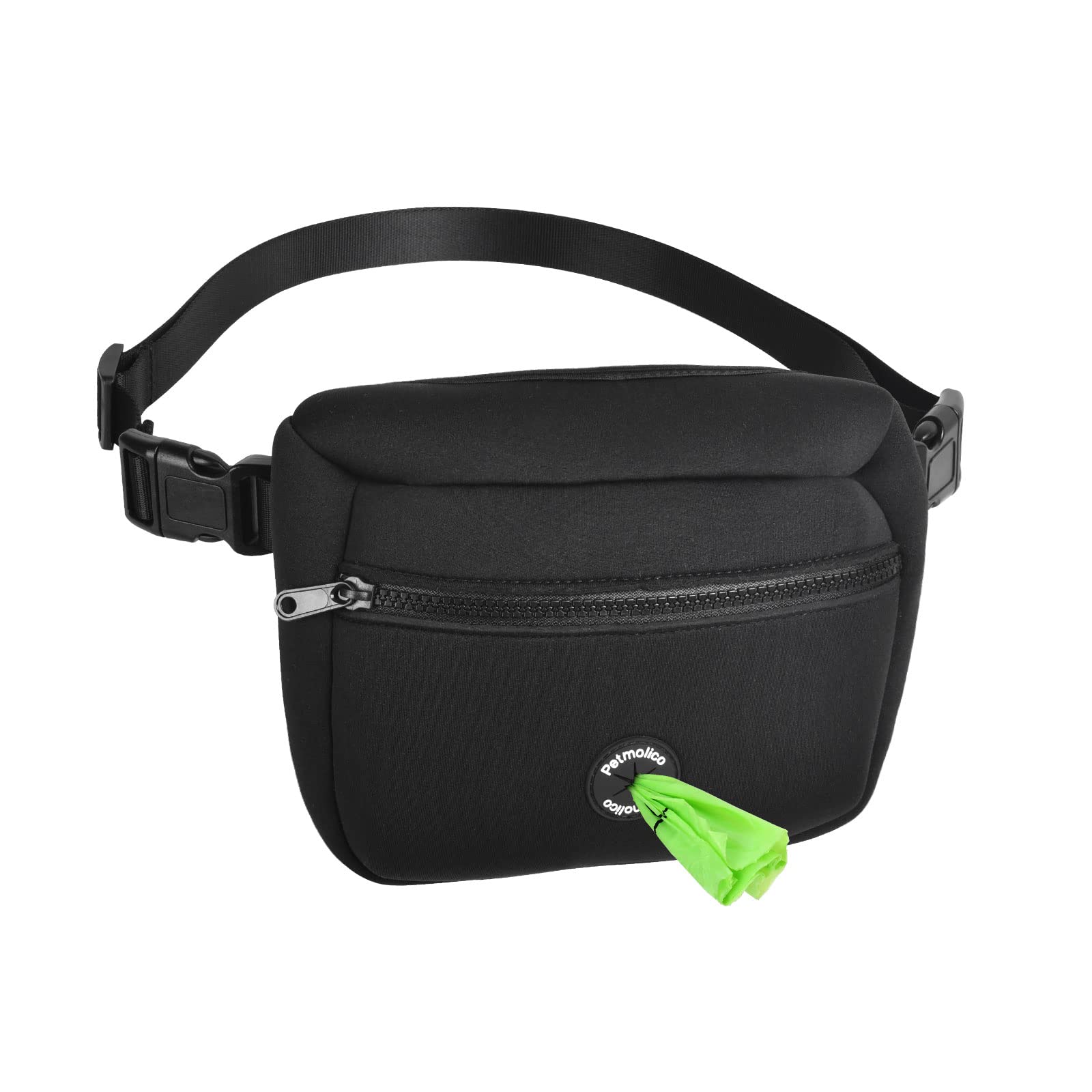 Dog Training Treat Pouch — Auto-Close with Bag Dispenser