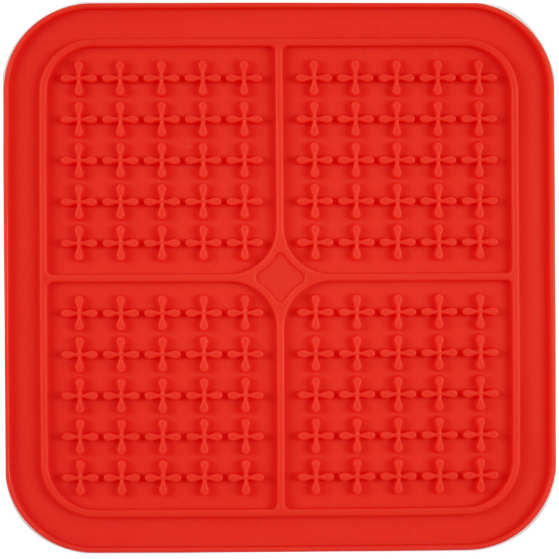 Silicone Slow Feeding Lick Mat — Non-Slip Calming Pad for Pets