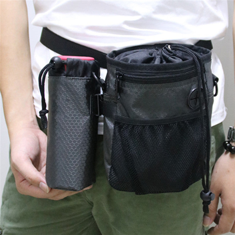 Dog Training Treat Pouch — Hands-Free Waist Bag with Clip