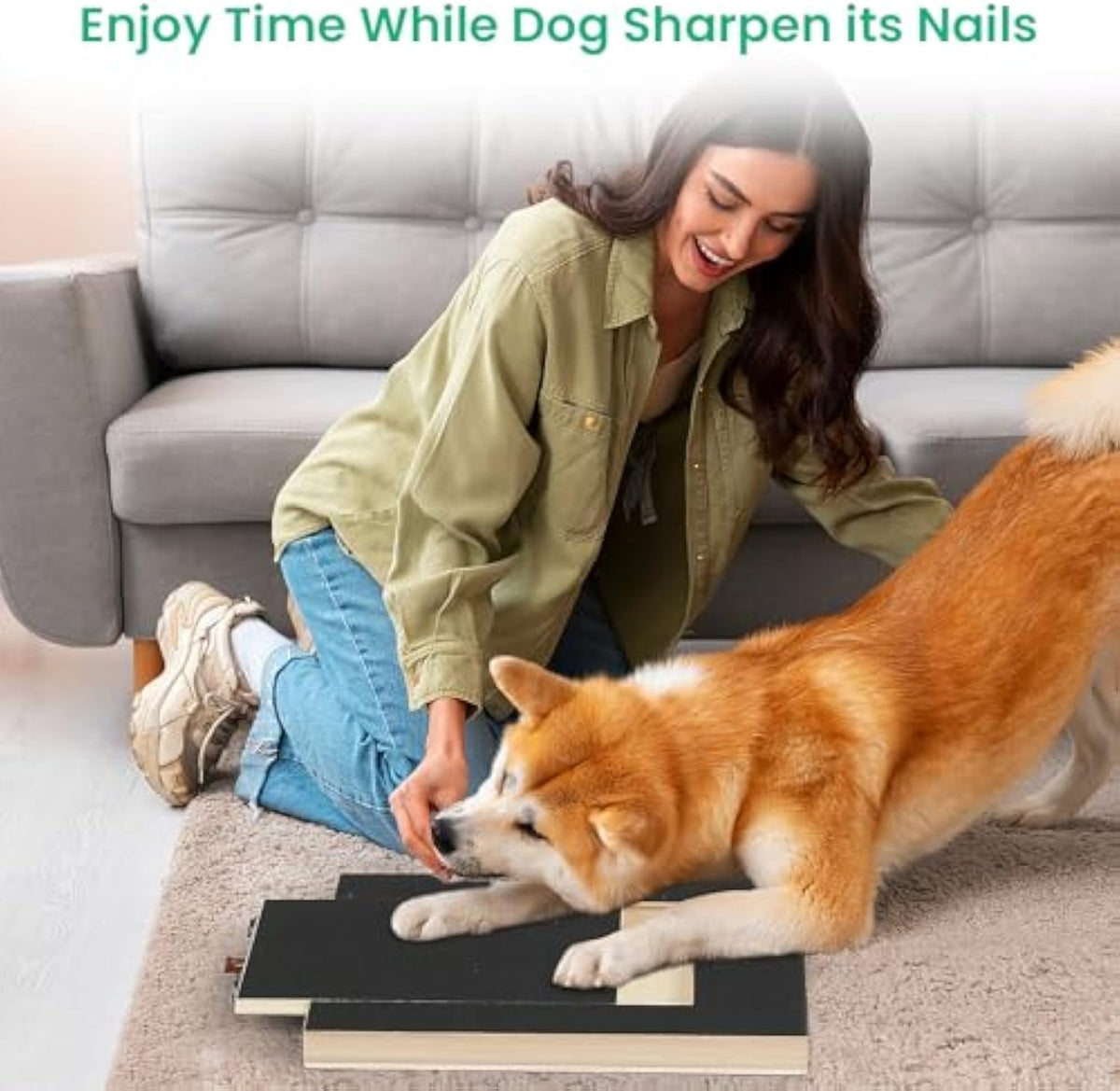 Nail Grinder Scratch Board — Self-Serve Nail File with Treat Box