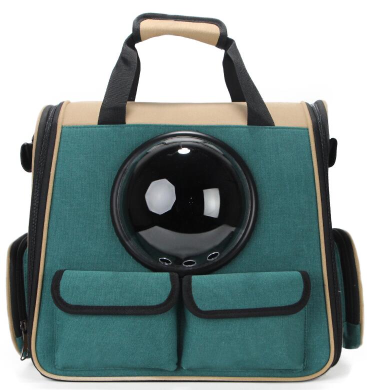 Space Capsule Pet Backpack — Bubble Window Carrier for Cats & Small Dogs
