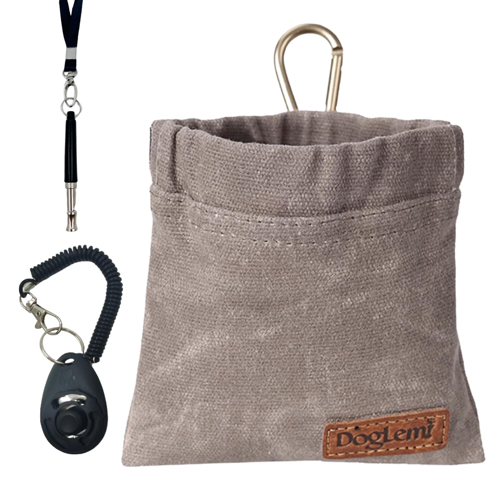 Dog Training Kit — Treat Pouch, Clicker & Whistle
