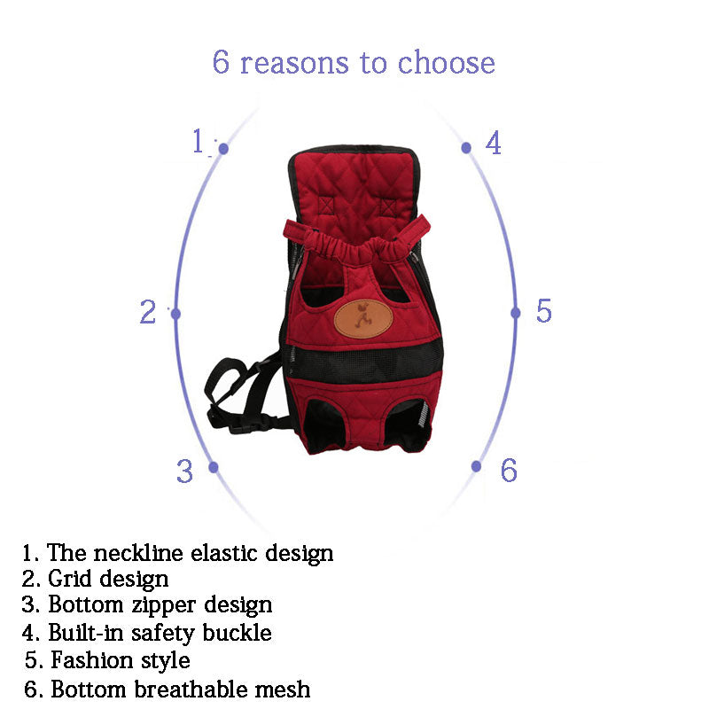 Dog Front Carrier Backpack — Hands-Free Hiking & Travel