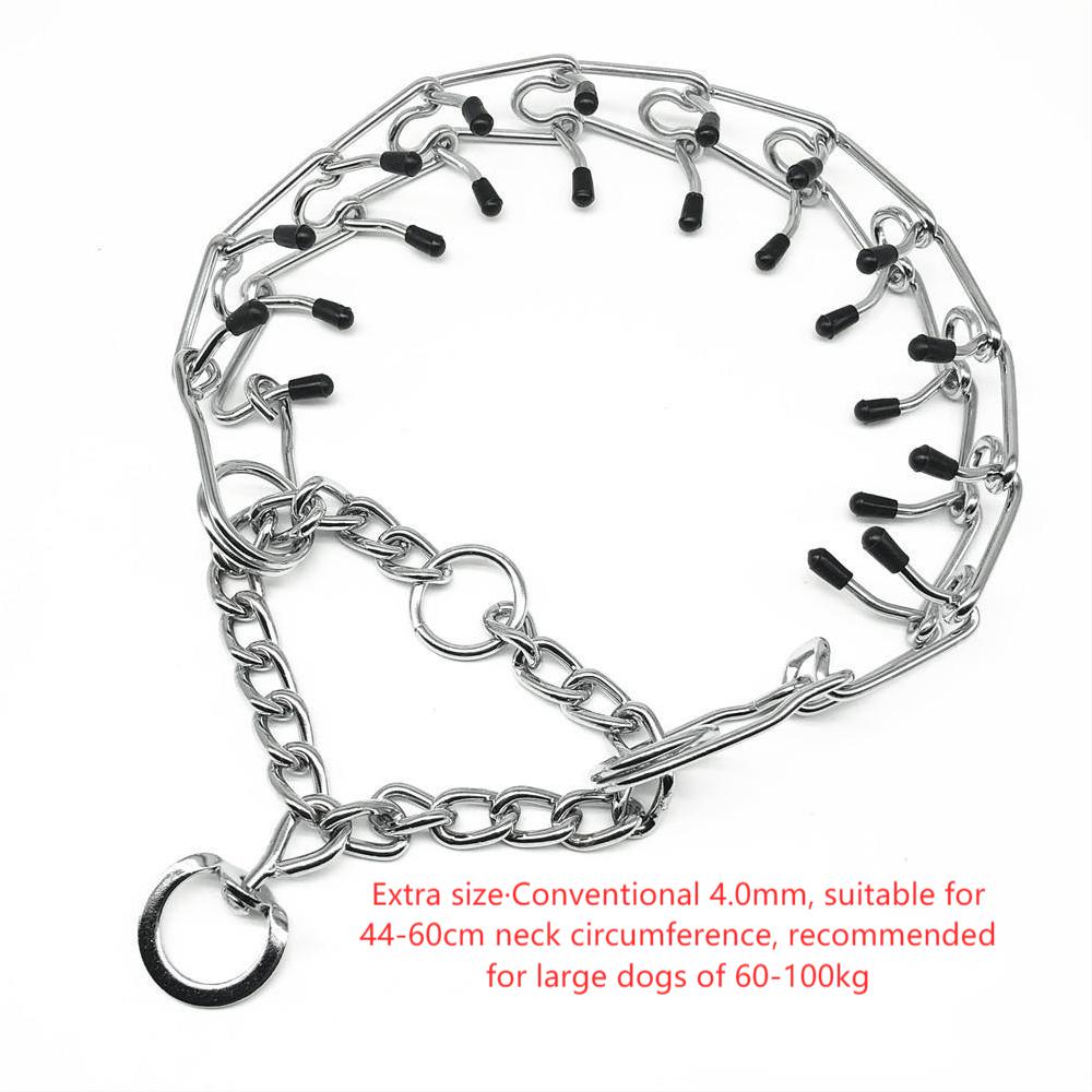 Chrome Plated Dog Training Choke Chain Collar