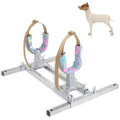 Stainless Steel Dog Breeding Stand — Adjustable Height