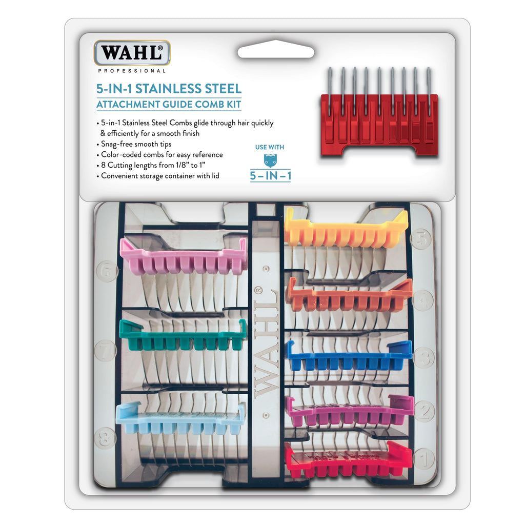 WAHL Pro Animal Stainless Steel Guide Comb Set