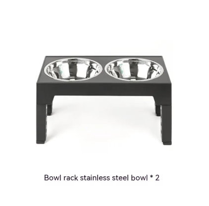 Elevated Slow Feeder Bowl — Height-Adjustable Anti-Gulp Stand