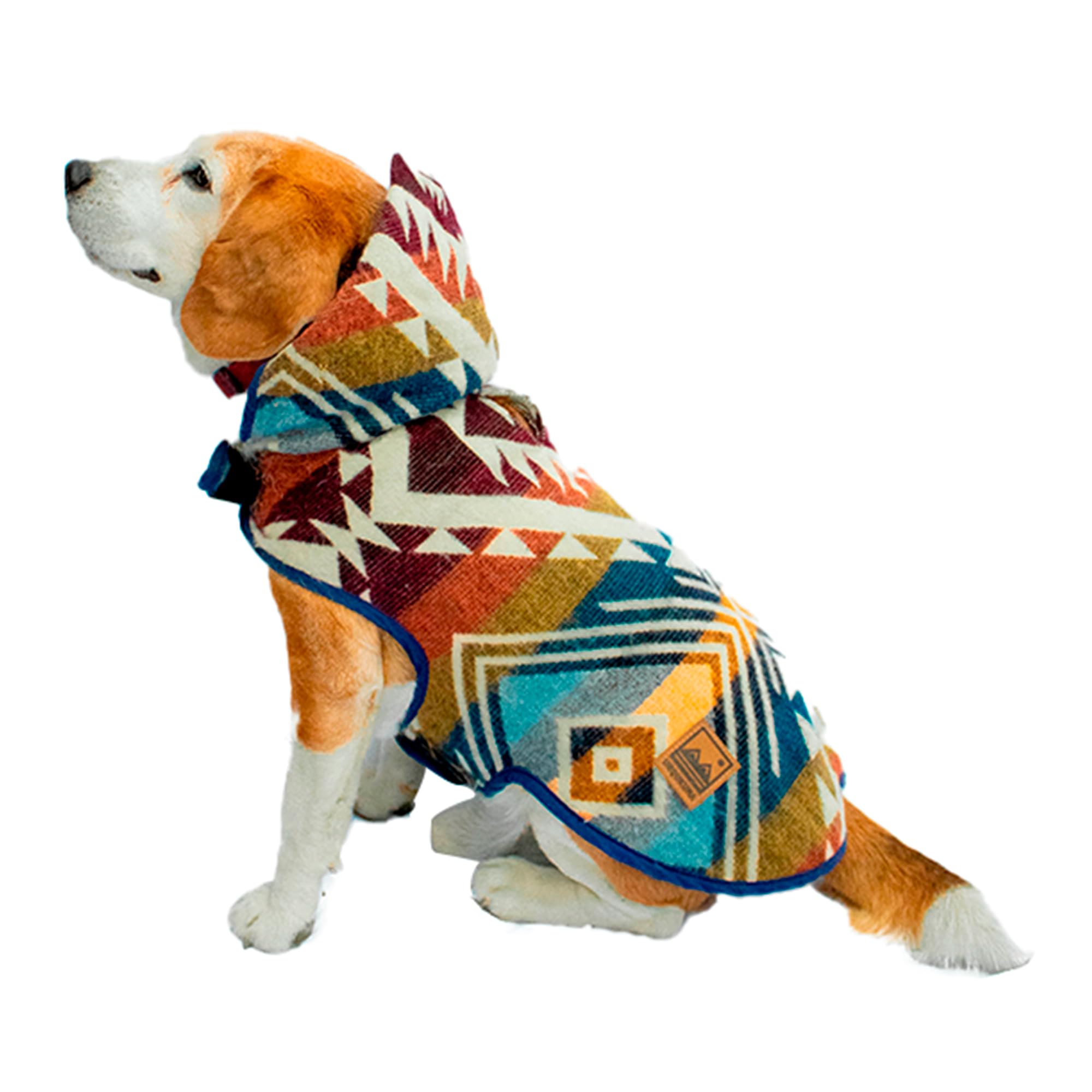 Handmade Knit Dog Poncho Sweater