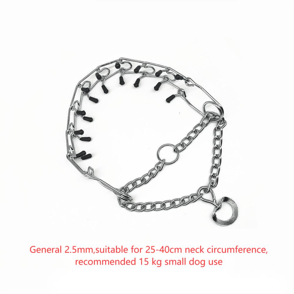 Chrome Plated Dog Training Choke Chain Collar