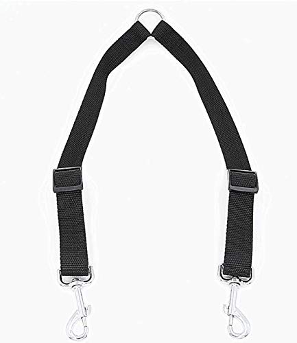 Double Dog Leash Coupler — Adjustable
