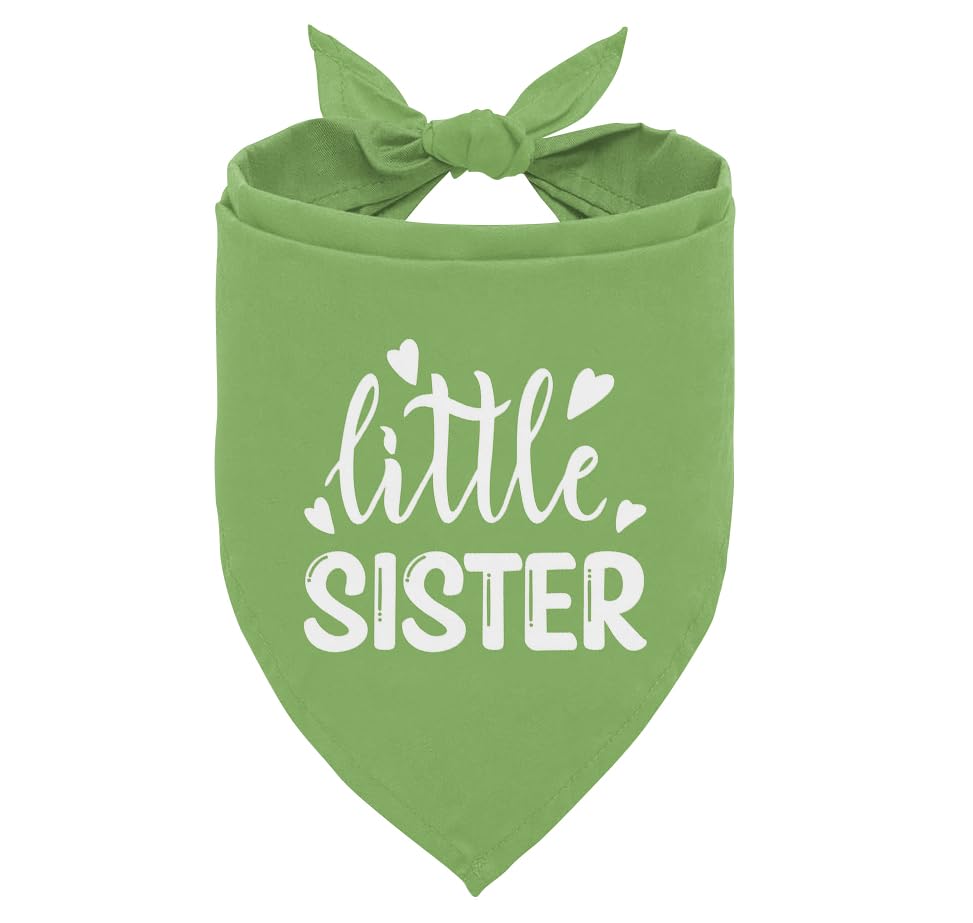 Little Sister Dog Bandana — Gender Reveal Scarf