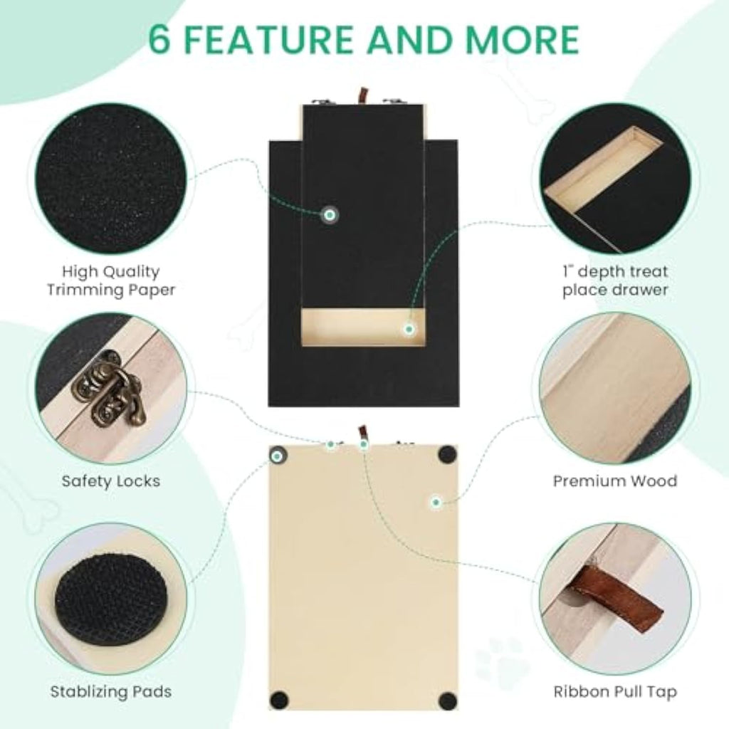 Nail Grinder Scratch Board — Self-Serve Nail File with Treat Box