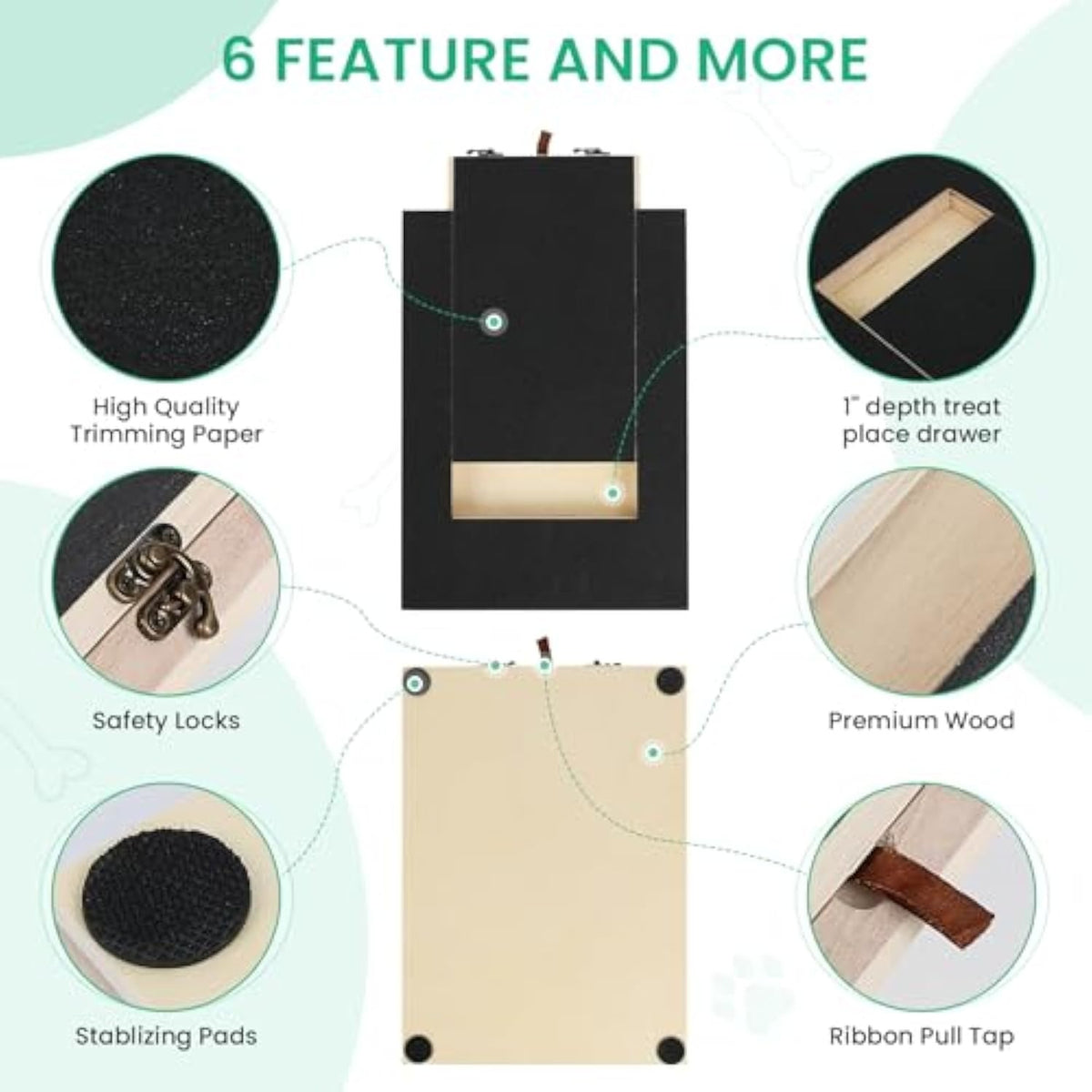 Nail Grinder Scratch Board — Self-Serve Nail File with Treat Box