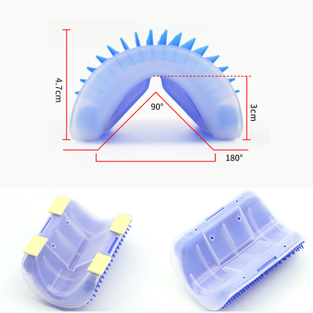 Cat Self-Groomer Arch Brush — Hands-Free Deshedding